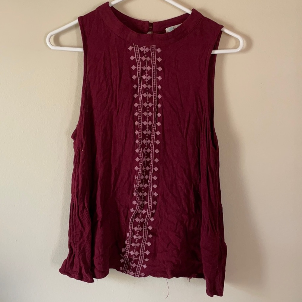 High neck tank top